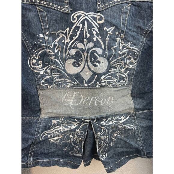 Vintage Y2K Childrens Girls Dereon Denim Jean Jacket Size XL - Picture 8 of 13